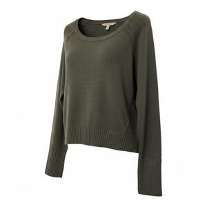 ATHLETA Gray Cropped Sweater